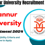 Kannur University Recruitment 2024