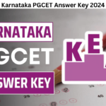 Karnataka PGCET Answer Key 2024