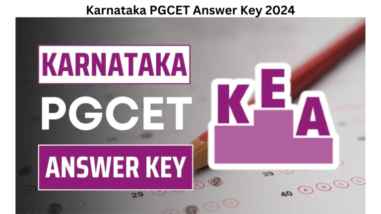 Karnataka PGCET Answer Key 2024