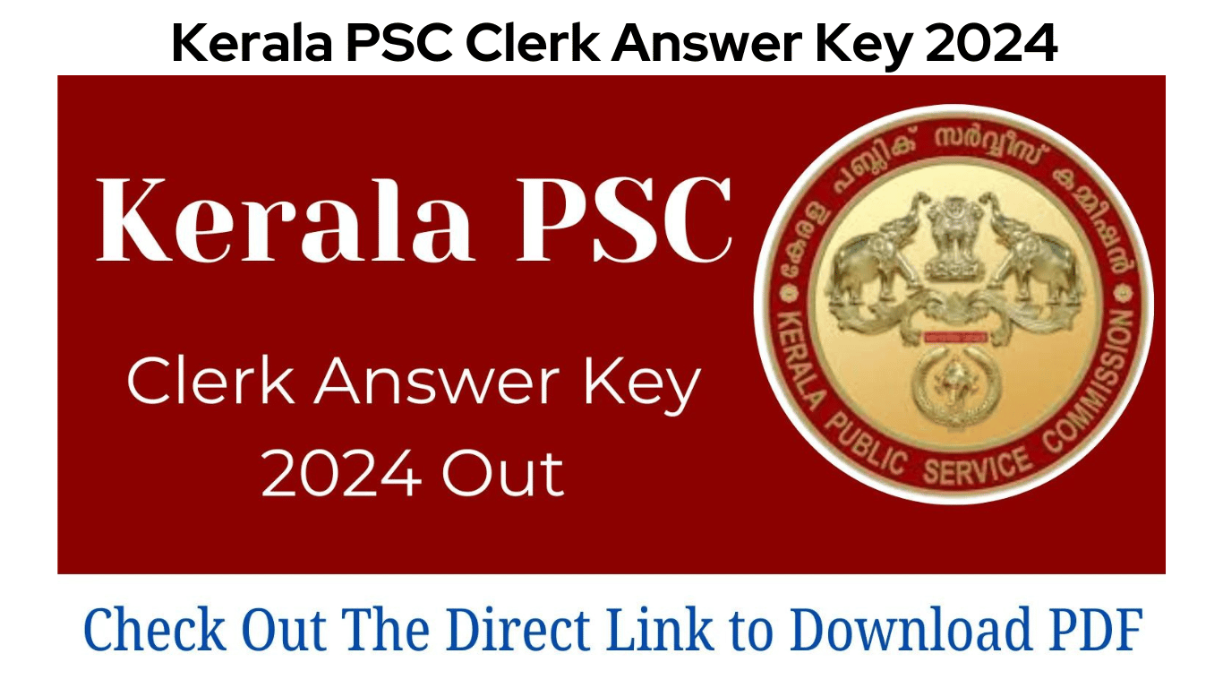 Kerala PSC Clerk Answer Key 2024