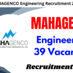 MAHAGENCO Engineering Recruitment 2024