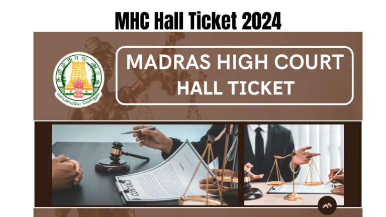 MHC Hall Ticket 2024