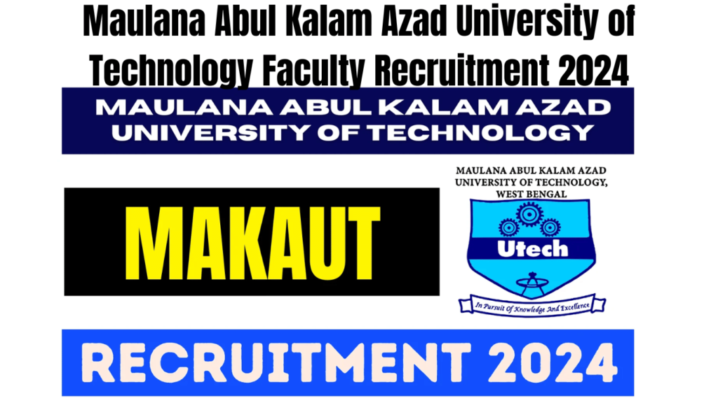 Maulana Abul Kalam Azad University of Technology Faculty Recruitment 2024, Best for you