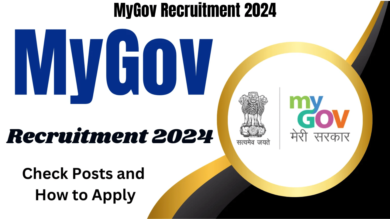 MyGov Recruitment 2024