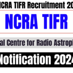 NCRA TIFR Recruitment 2024