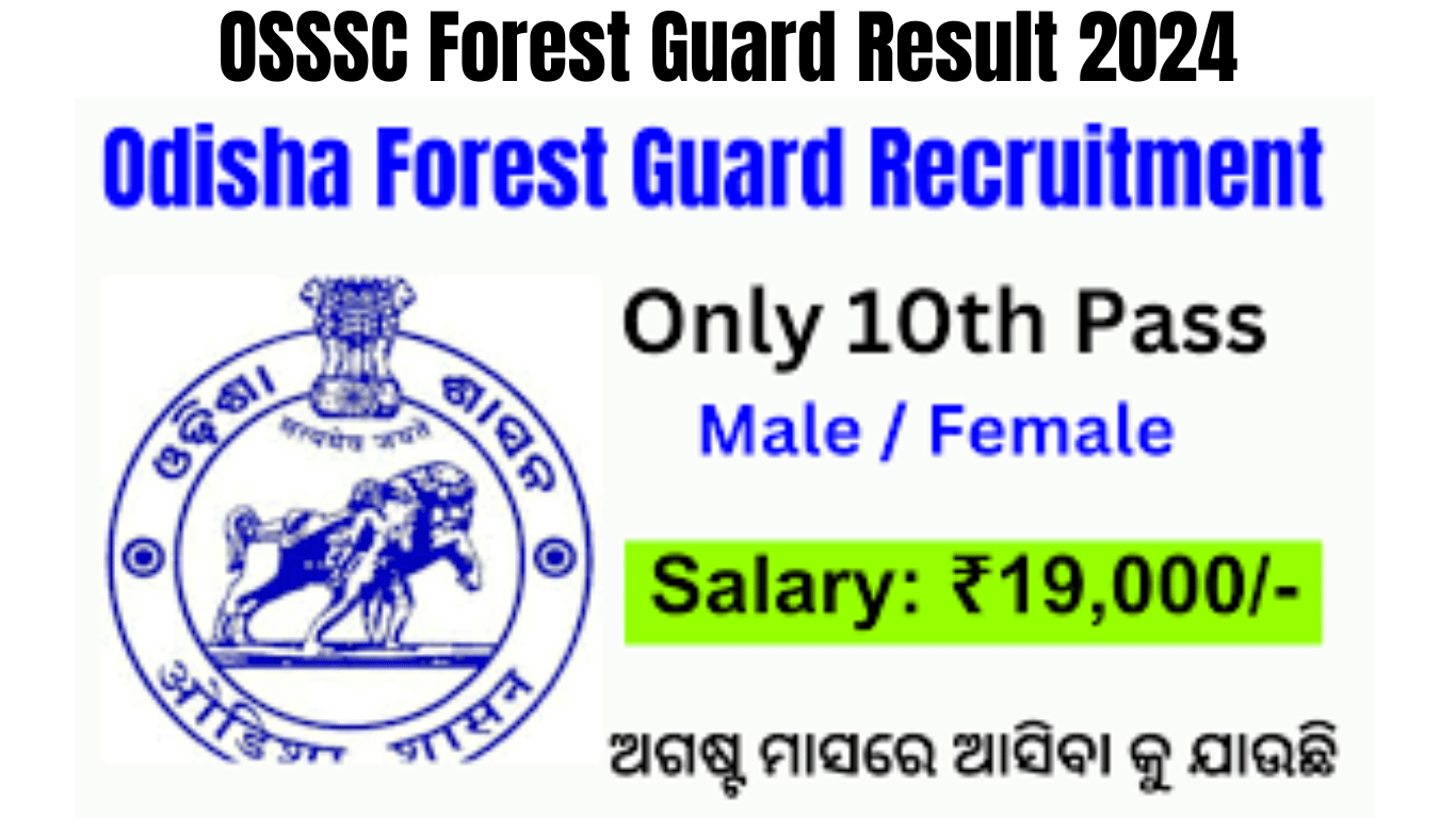 OSSSC Forest Guard Result 2024