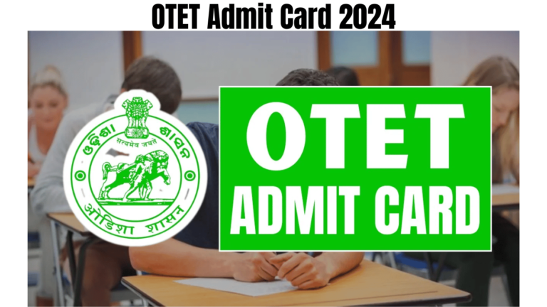 OTET Admit Card 2024