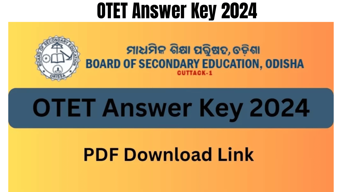 OTET Answer Key 2024