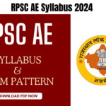 RPSC AE Syllabus 2024