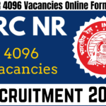 RRC NR 4096 Vacancies Online Form 2024