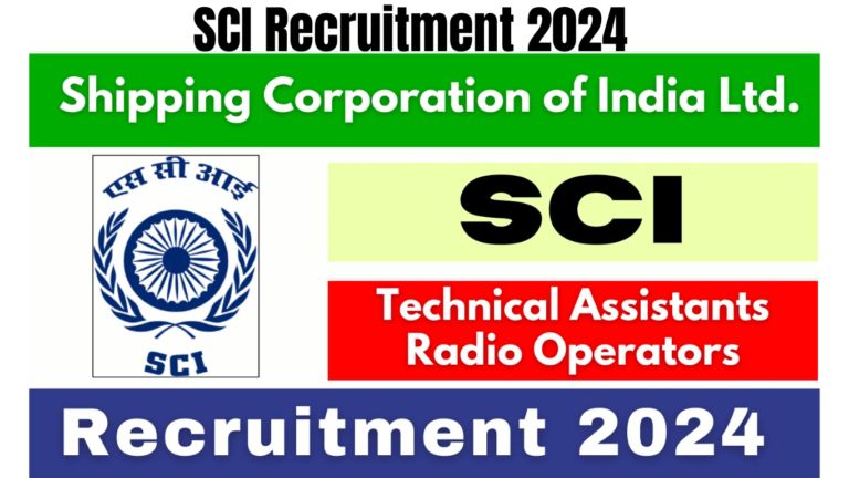 SCI Recruitment 2024
