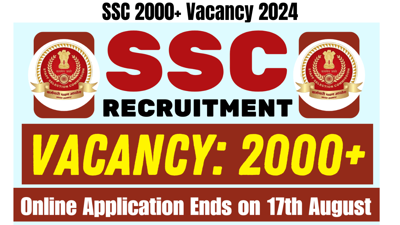 SSC 2000+ Vacancy 2024