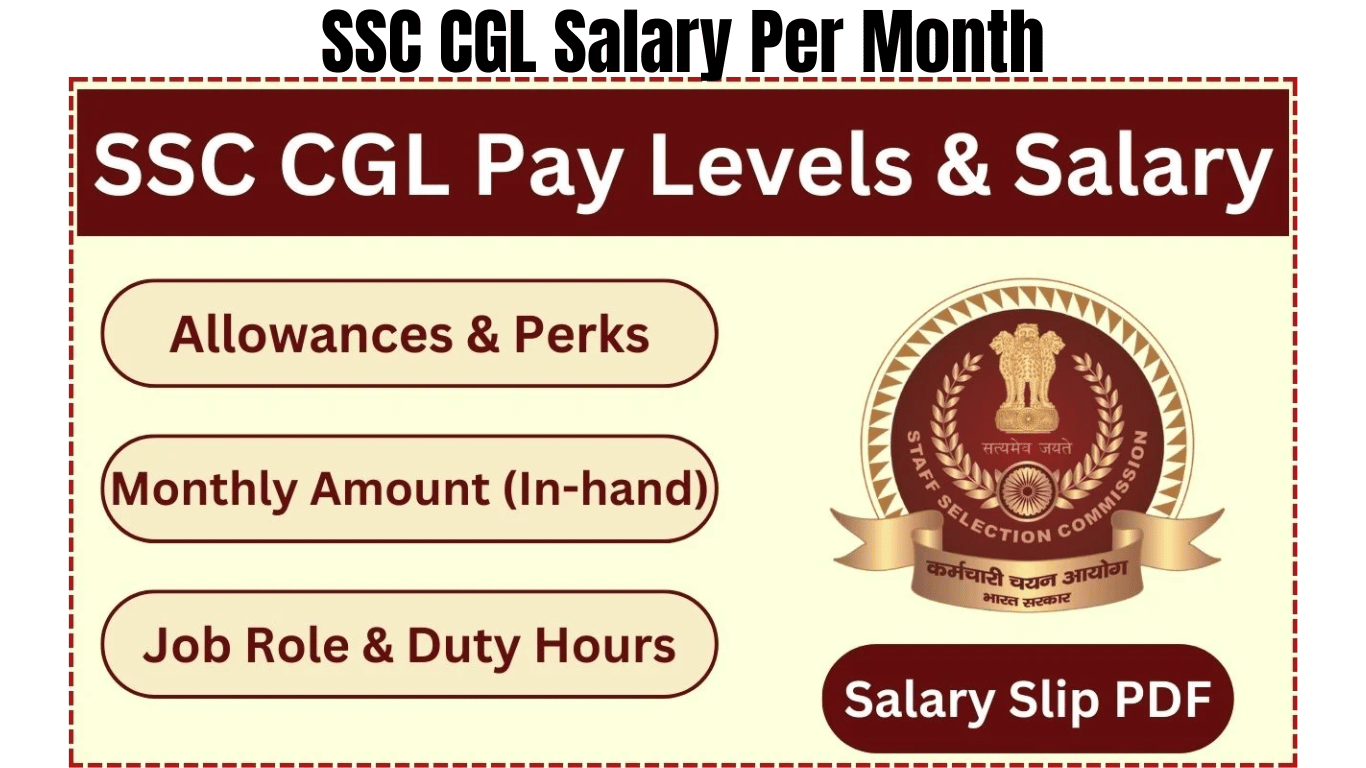 SSC CGL Salary Per Month