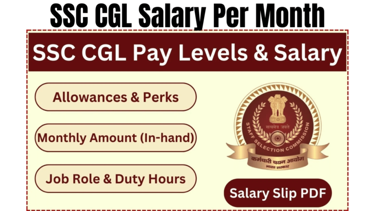 SSC CGL Salary Per Month