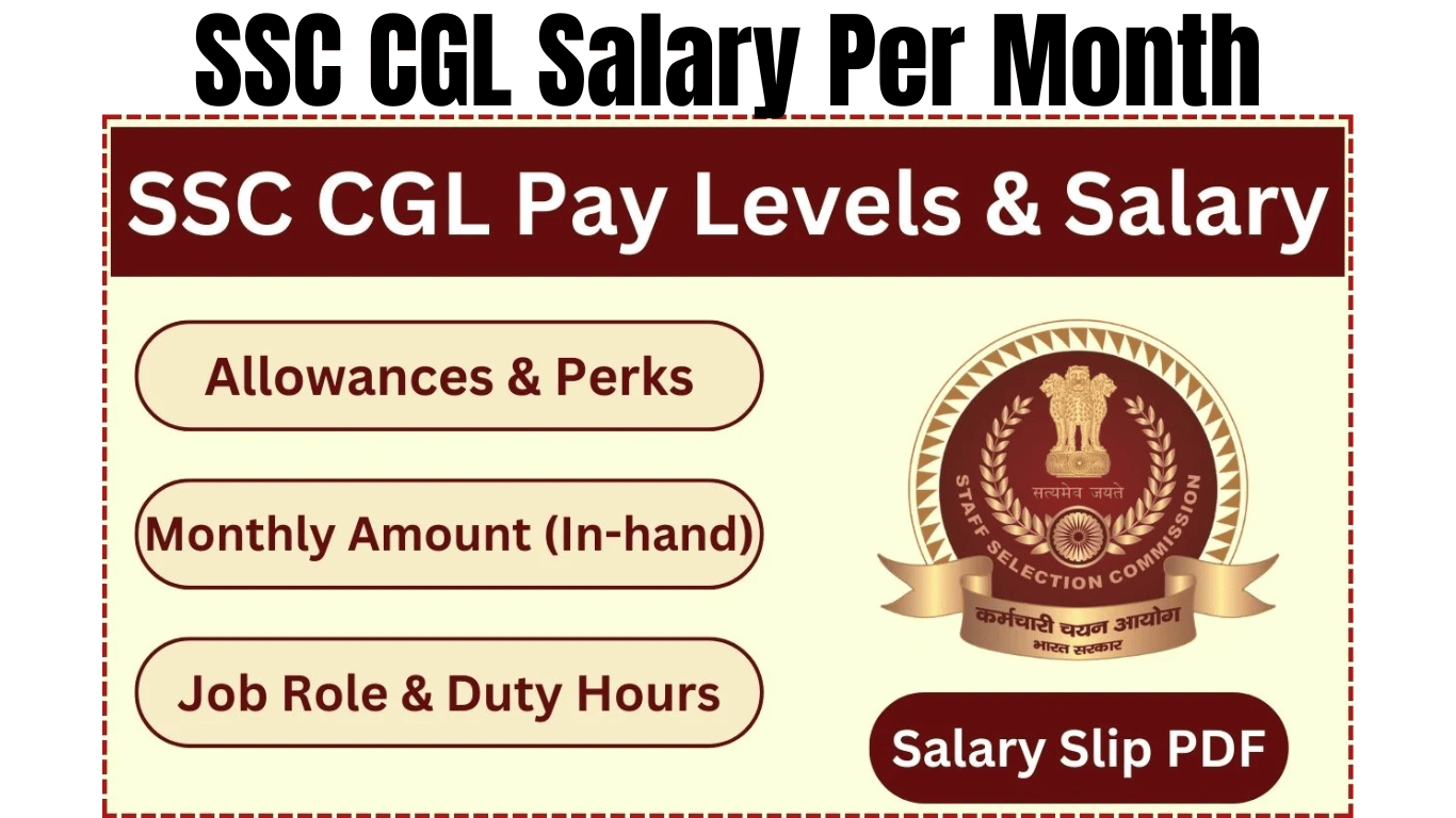 SSC CGL Salary Per Month