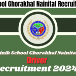 Sainik School Ghorakhal Nainital Recruitment 2024