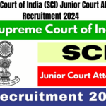 Supreme Court of India (SCI) Junior Court Attendant Recruitment 2024