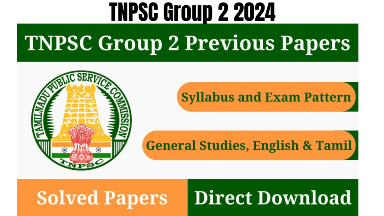 TNPSC Group 2 2024