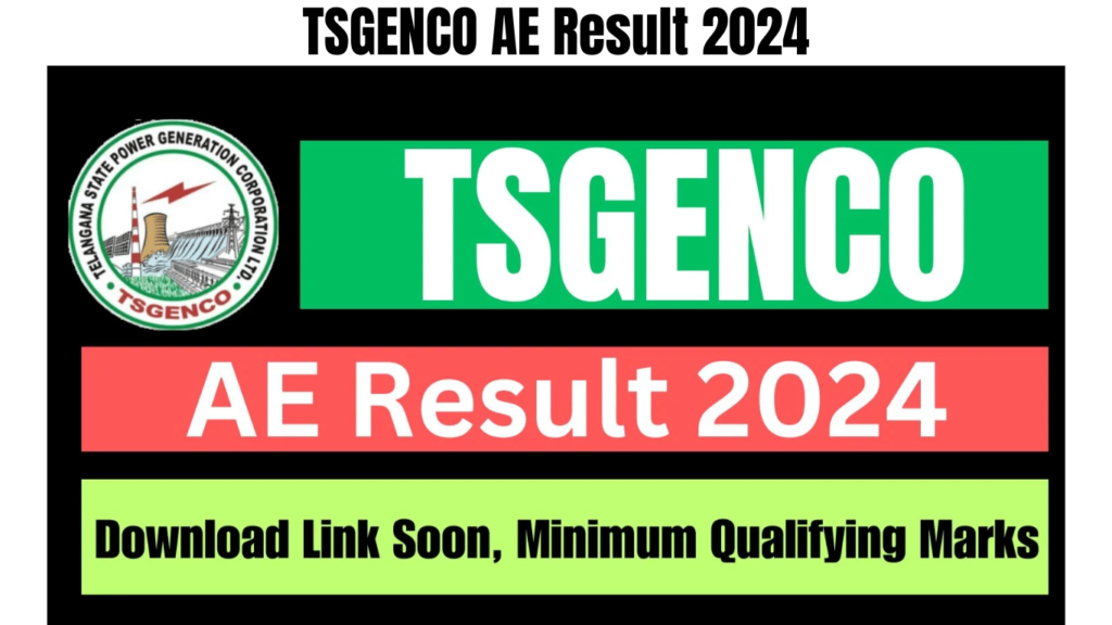 TSGENCO AE Result 2024