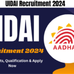UIDAI Recruitment 2024