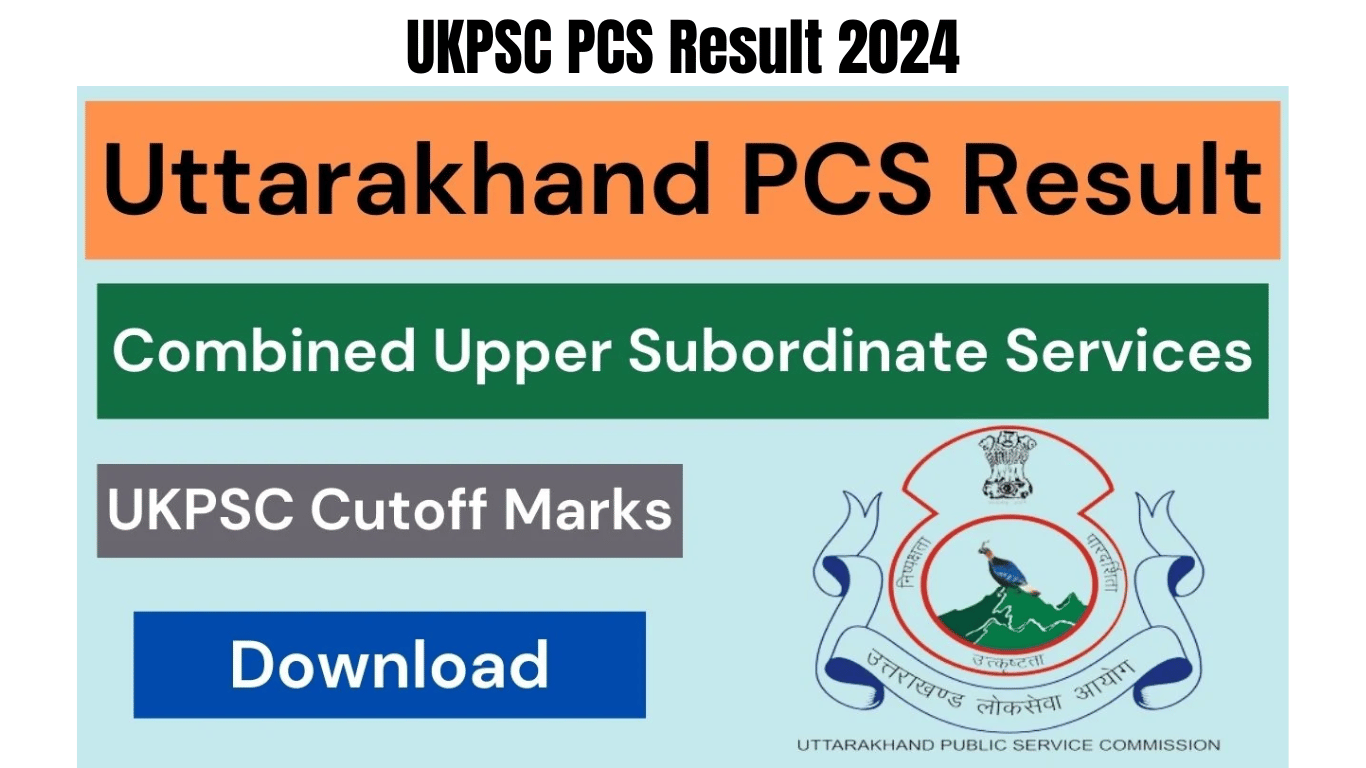 UKPSC PCS Result 2024