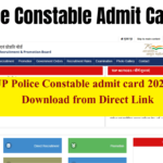 UP Police Constable Admit Card 2024 Download Link at uppbpb.gov.in Bharti Recruitment Notification Sarkari Result, Best for you