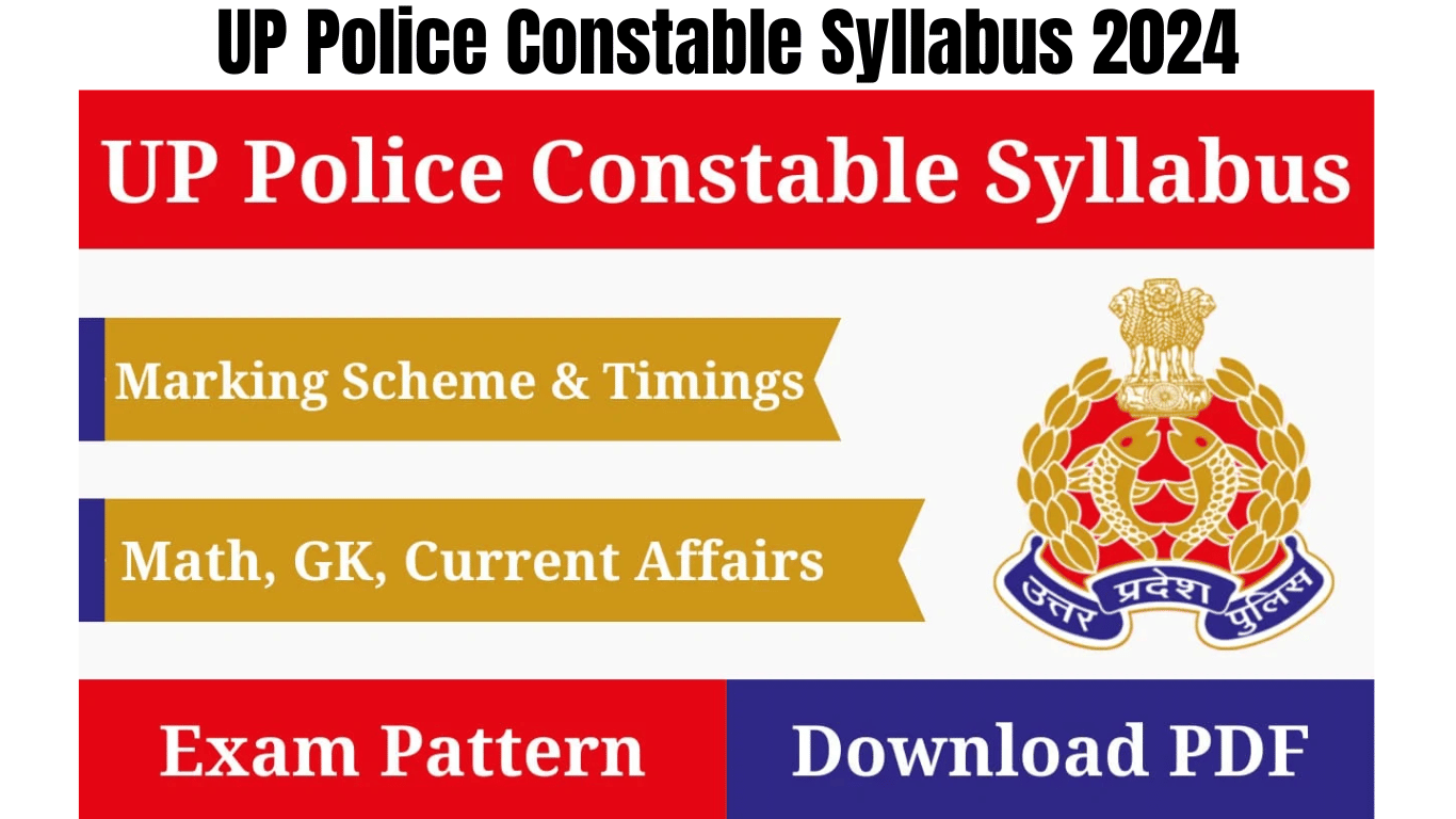 UP Police Constable Syllabus 2024