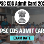 UPSC CDS Admit Card 2024