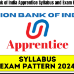 Union Bank of India Apprentice Syllabus and Exam Pattern 2024