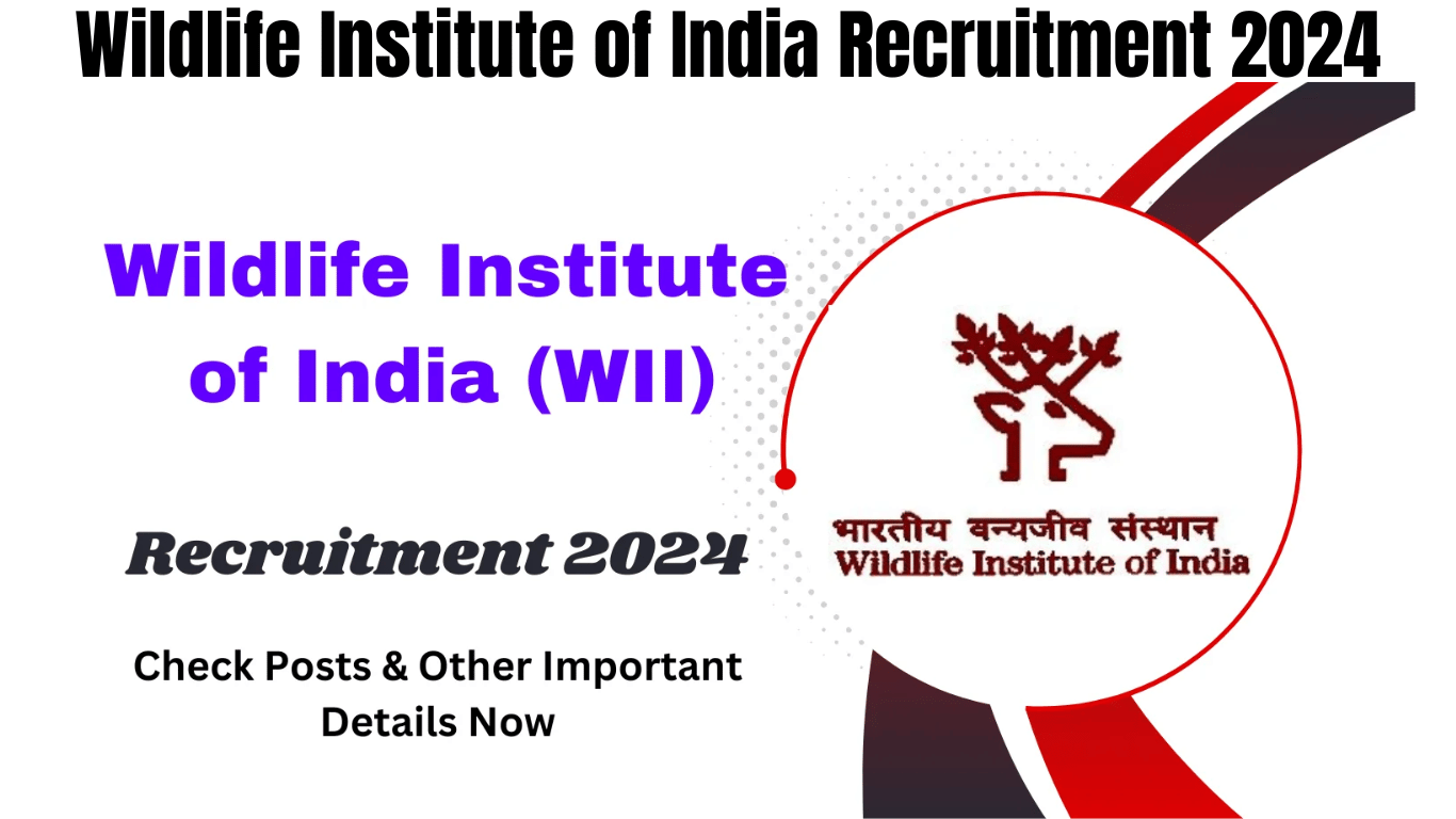 Wildlife Institute of India Recruitment 2024