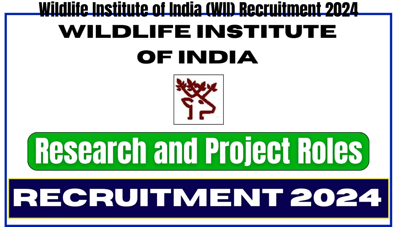 Wildlife Institute of India (WII) Recruitment 2024