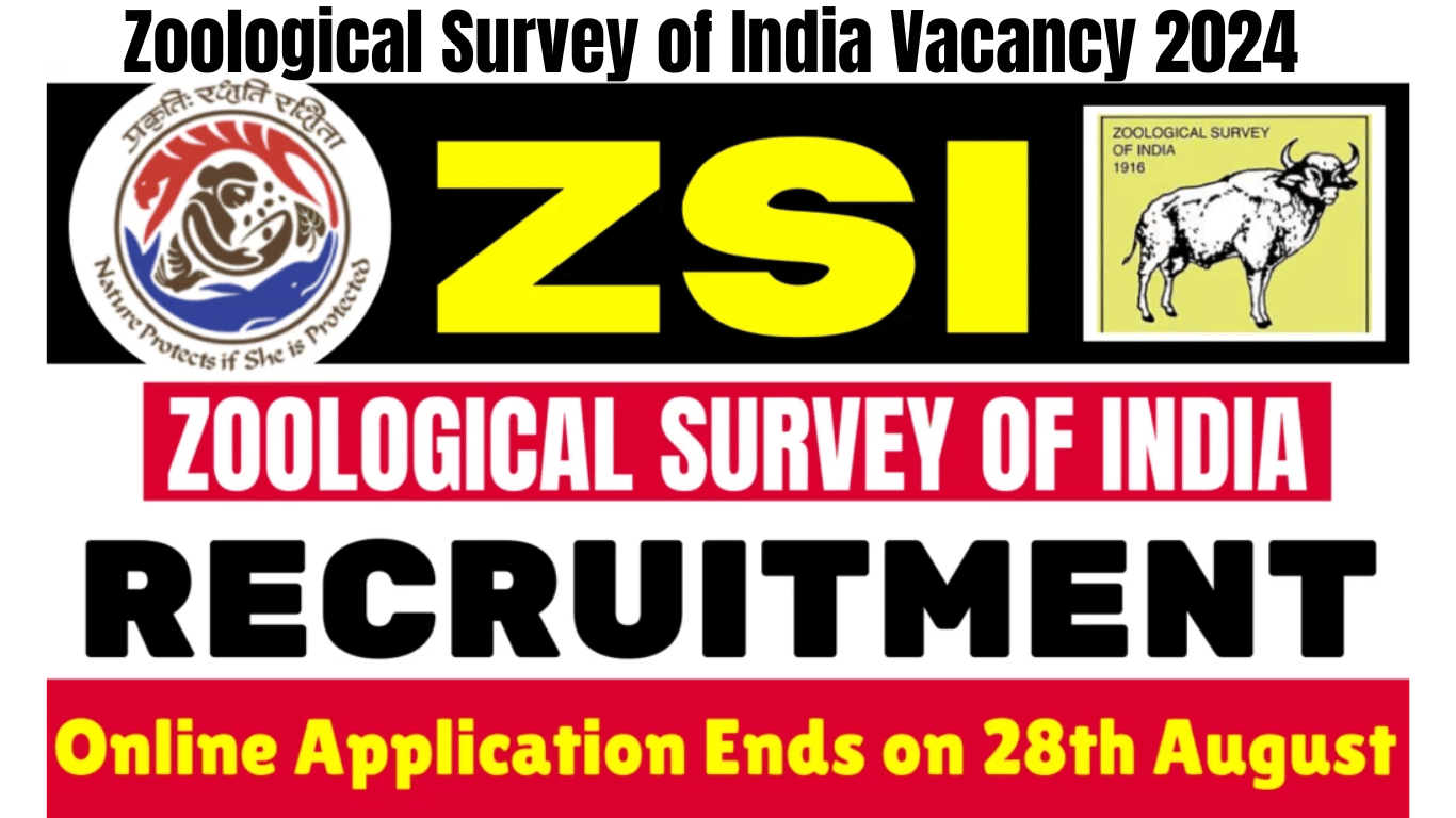 Zoological Survey of India Vacancy 2024